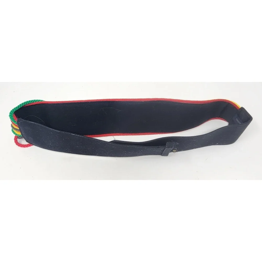 Vintage Ginnie Johansen Inc Knotted Black Belt Women's S/M Primary Color Rope